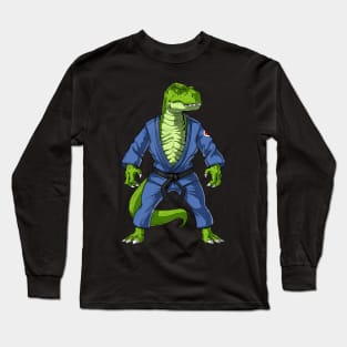 Jiu-Jitsu T-Rex Dinosaur Long Sleeve T-Shirt